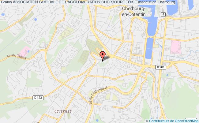 plan association Association Familiale De L'agglomeration Cherbourgeoise Cherbourg-Octeville