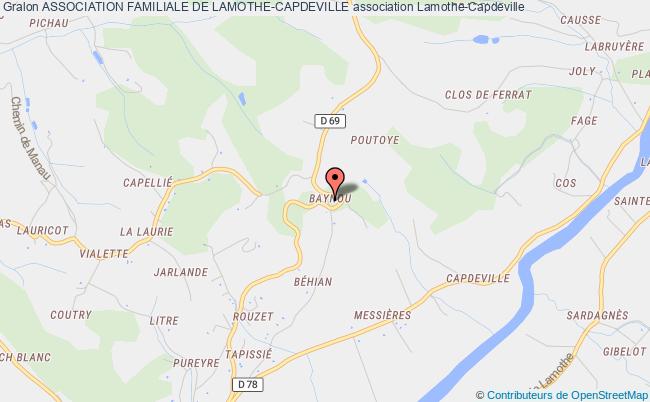 ASSOCIATION FAMILIALE DE LAMOTHE-CAPDEVILLE