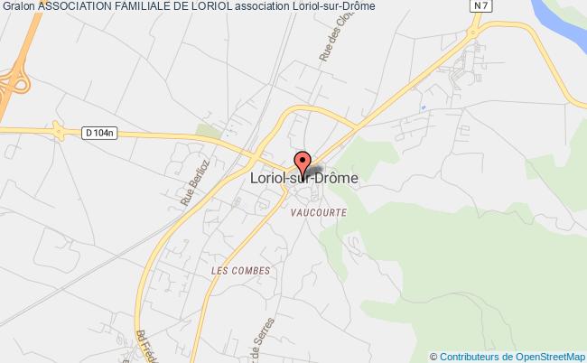 plan association Association Familiale De Loriol Loriol-sur-Drôme