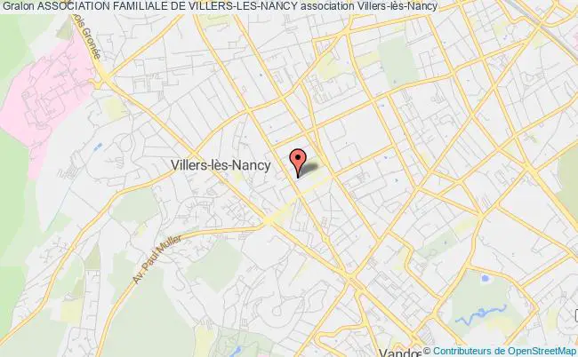 plan association Association Familiale De Villers-les-nancy Villers-lès-Nancy