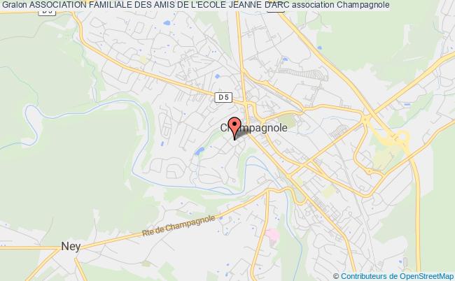 plan association Association Familiale Des Amis De L'ecole Jeanne D'arc Champagnole