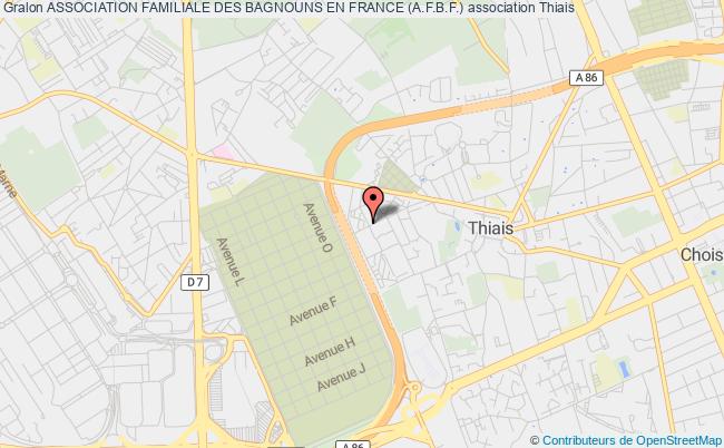 plan association Association Familiale Des Bagnouns En France (a.f.b.f.) Thiais