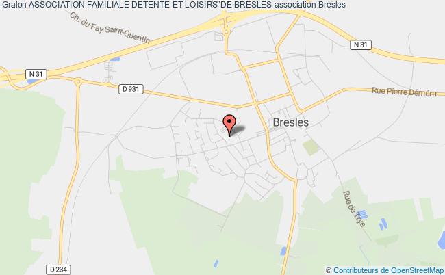 plan association Association Familiale Detente Et Loisirs De Bresles Bresles