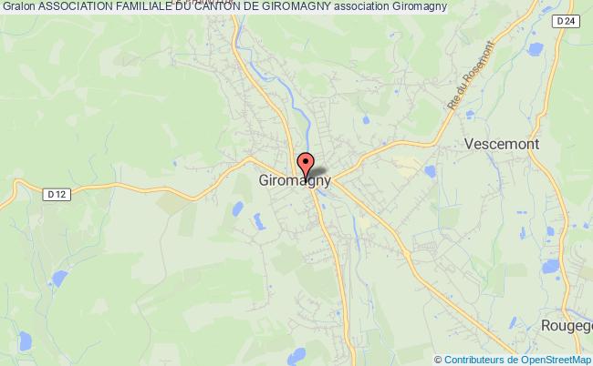 plan association Association Familiale Du Canton De Giromagny Giromagny