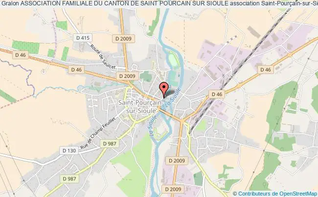 plan association Association Familiale Du Canton De Saint Pourcain Sur Sioule Saint-Pourçain-sur-Sioule