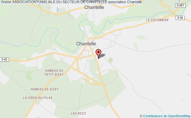 plan association Association Familiale Du Secteur De Chantelle Chantelle