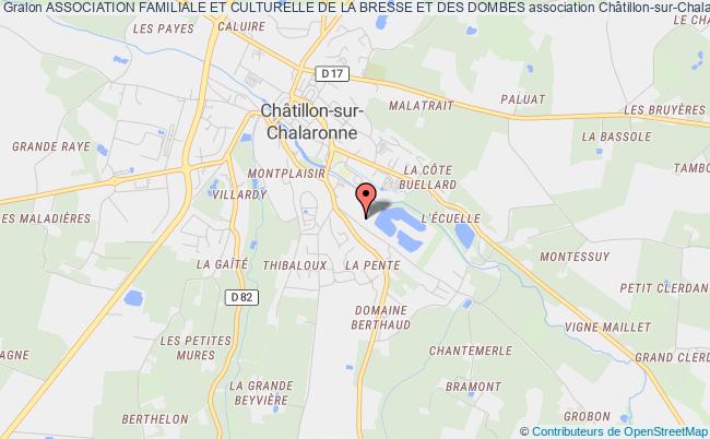 plan association Association Familiale Et Culturelle De La Bresse Et Des Dombes Châtillon-sur-Chalaronne