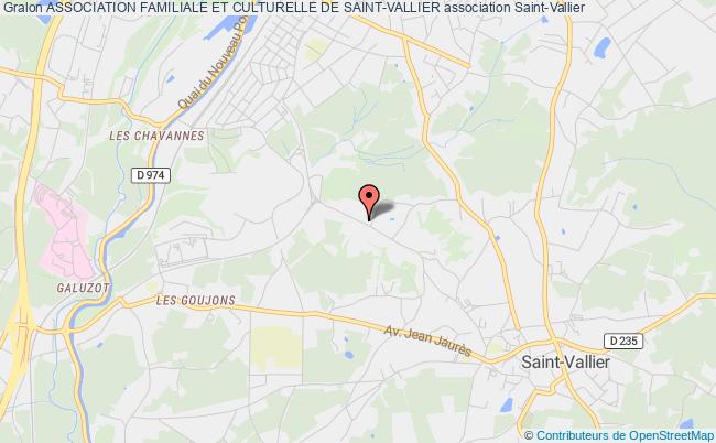 plan association Association Familiale Et Culturelle De Saint-vallier Saint-Vallier