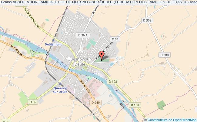 ASSOCIATION FAMILIALE FFF DE QUESNOY-SUR-DEULE (FEDERATION DES FAMILLES DE FRANCE)