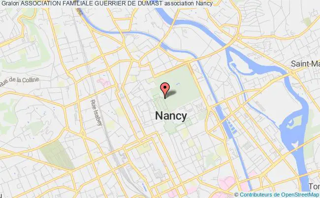 plan association Association Familiale Guerrier De Dumast Nancy
