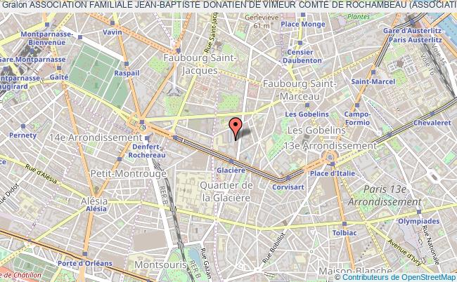plan association Association Familiale Jean-baptiste Donatien De Vimeur Comte De Rochambeau (association Jbdr) Paris
