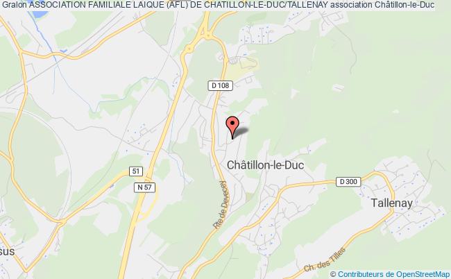 plan association Association Familiale Laique (afl) De Chatillon-le-duc/tallenay Châtillon-le-Duc