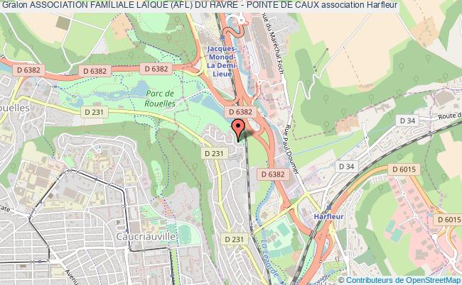 plan association Association Familiale Laique (afl) Du Havre - Pointe De Caux Harfleur