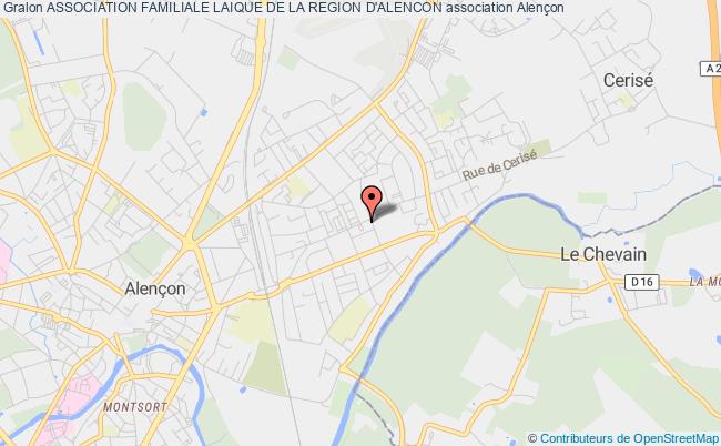 plan association Association Familiale Laique De La Region D'alencon Alençon