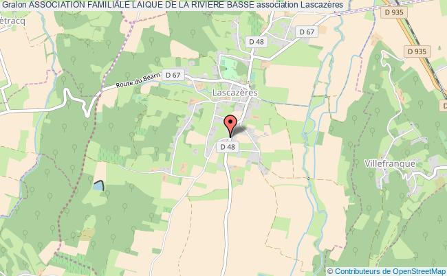 plan association Association Familiale Laique De La Riviere Basse Lascazères