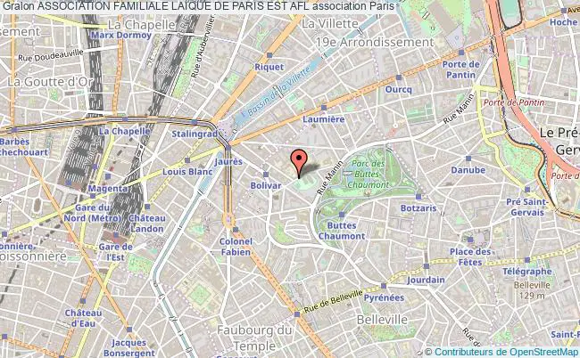 plan association Association Familiale Laique De Paris Est Afl Paris
