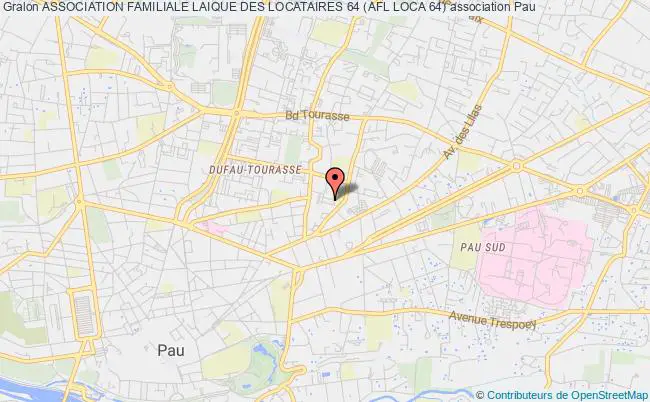 plan association Association Familiale Laique Des Locataires 64 (afl Loca 64) Pau