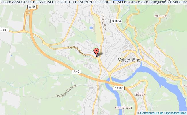 plan association Association Familiale LaÏque Du Bassin Bellegardien (aflbb) Bellegarde-sur-Valserine