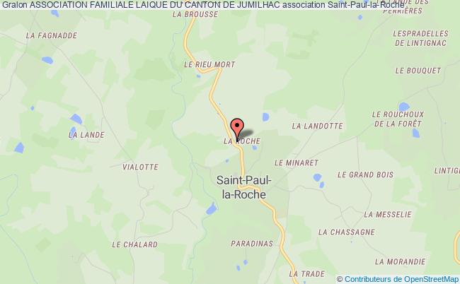 plan association Association Familiale Laique Du Canton De Jumilhac Saint-Paul-la-Roche