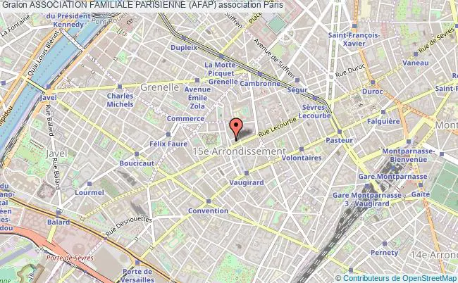 plan association Association Familiale Parisienne (afap) Paris