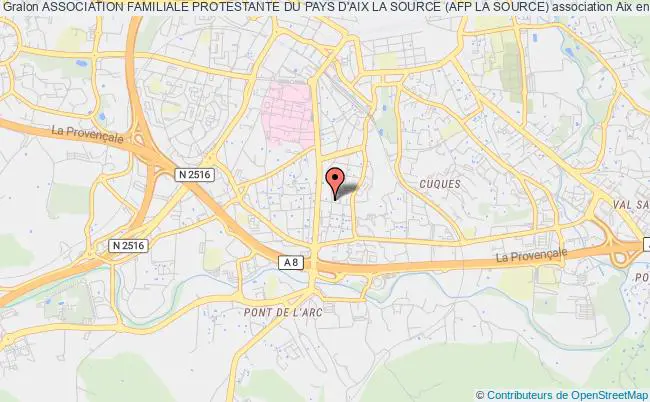 plan association Association Familiale Protestante Du Pays D'aix La Source (afp La Source) Aix-en-Provence