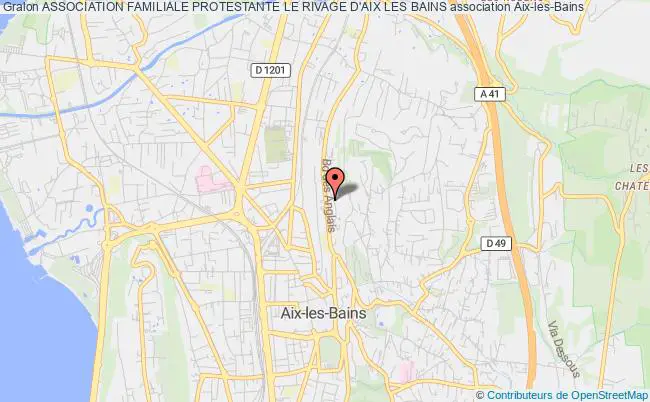 plan association Association Familiale Protestante Le Rivage D'aix Les Bains Aix-les-Bains