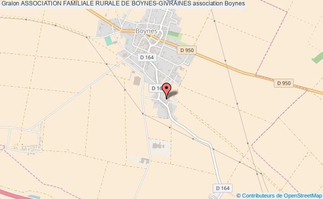 plan association Association Familiale Rurale De Boynes-givraines Boynes