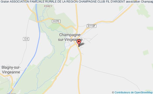 plan association Association Familiale Rurale De La Region Champagne Club Fil D'argent Champagne-sur-Vingeanne
