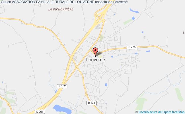 plan association Association Familiale Rurale De Louverne Louverné