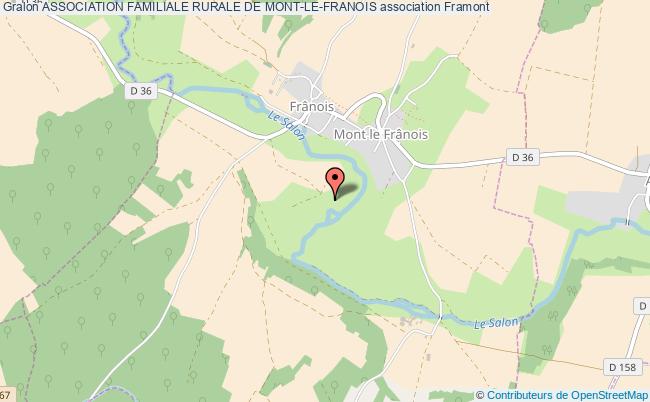 plan association Association Familiale Rurale De Mont-le-franois Framont