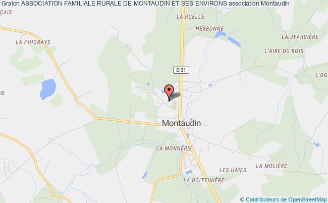 plan association Association Familiale Rurale De Montaudin Et Ses Environs Montaudin