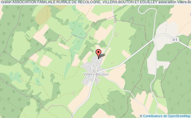 plan association Association Familiale Rurale De Recologne, Villers-bouton Et Eguilley Villers-Bouton