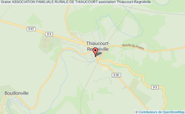 plan association Association Familiale Rurale De Thiaucourt Thiaucourt-Regniéville