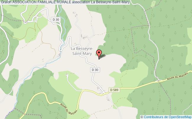 plan association Association Familiale Rurale La    Besseyre-Saint-Mary