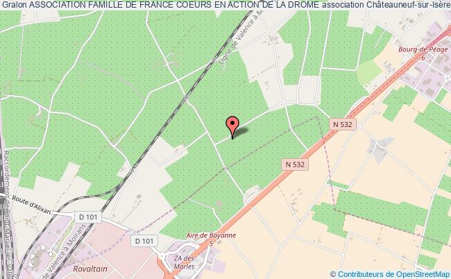plan association Association Famille De France Coeurs En Action De La Drome Châteauneuf-sur-Isère