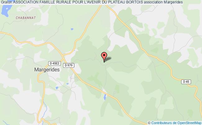 plan association Association Famille Rurale Pour L'avenir Du Plateau Bortois Margerides