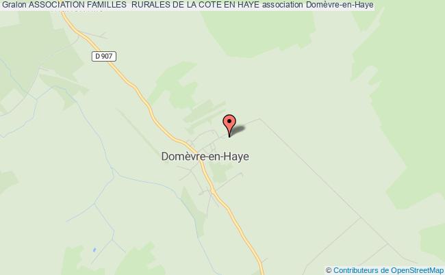 plan association Association Familles  Rurales De La Cote En Haye Domèvre-en-Haye
