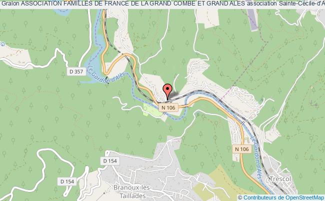 plan association Association Familles De France De La Grand Combe Et Grand Ales Sainte-Cécile-d'Andorge