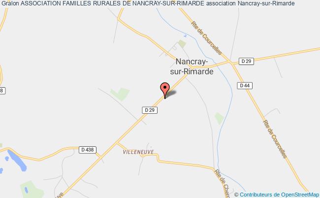 plan association Association Familles Rurales De Nancray-sur-rimarde Nancray-sur-Rimarde