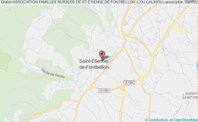 ASSOCIATION FAMILLES RURALES DE ST ETIENNE DE FONTBELLON (LOU CALINOU)