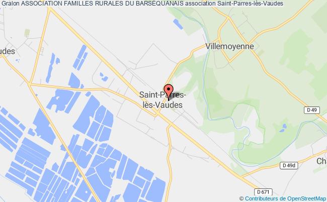 plan association Association Familles Rurales Du BarsÉquanais Saint-Parres-lès-Vaudes
