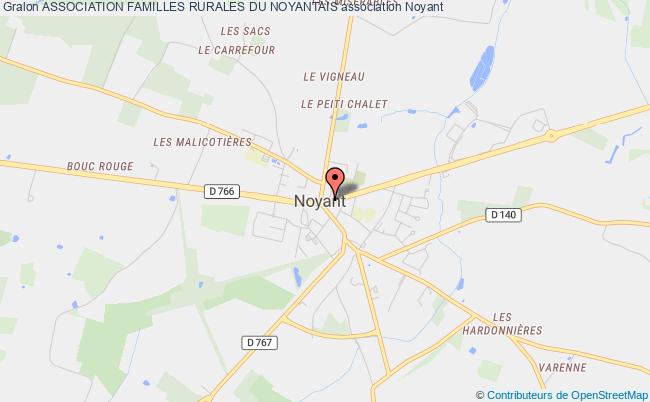plan association Association Familles Rurales Du Noyantais Noyant-Villages