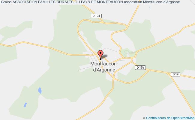 plan association Association Familles Rurales Du Pays De Montfaucon Montfaucon-d'Argonne