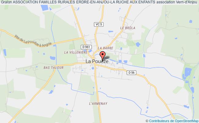 plan association Association Familles Rurales Erdre-en-anjou-la Ruche Aux Enfants Erdre-en-Anjou