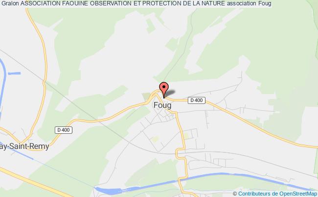 plan association Association Faouine Observation Et Protection De La Nature Foug