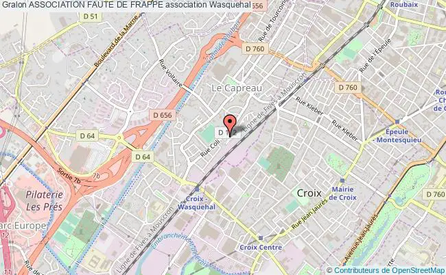 plan association Association Faute De Frappe Wasquehal