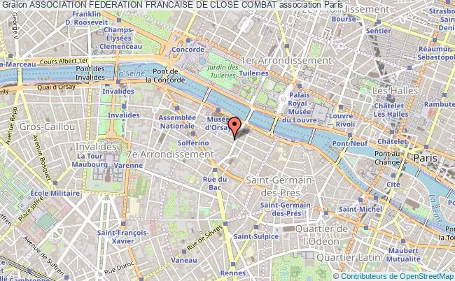 plan association Association Federation Francaise De Close Combat Paris