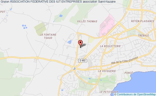 plan association Association FÉdÉrative Des Iut Entreprises Saint-Nazaire