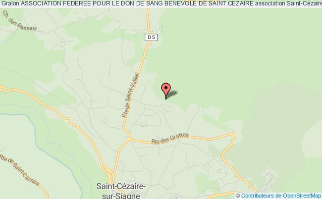 ASSOCIATION FEDEREE POUR LE DON DE SANG BENEVOLE DE SAINT CEZAIRE
