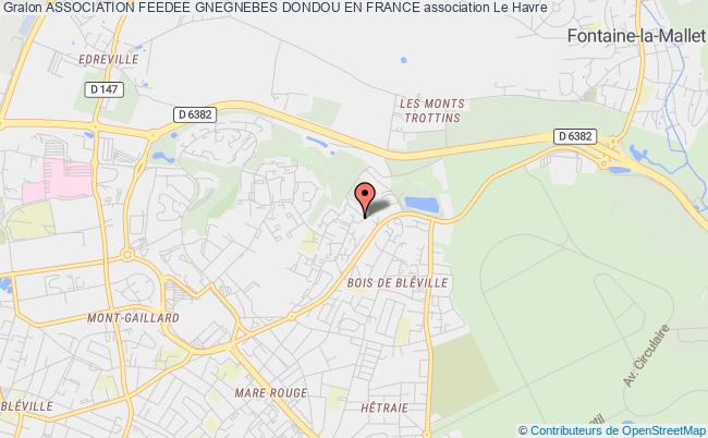 plan association Association Feedee Gnegnebes Dondou En France Le    Havre